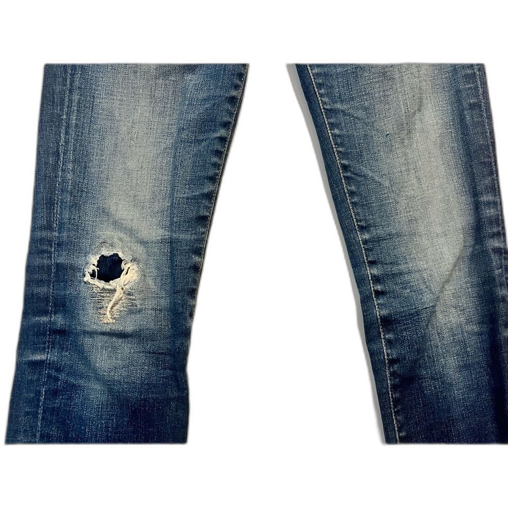 AG Adriano Goldschmied Women’s Distressed Blue Jeans Size 26R - Picture 2 of 16